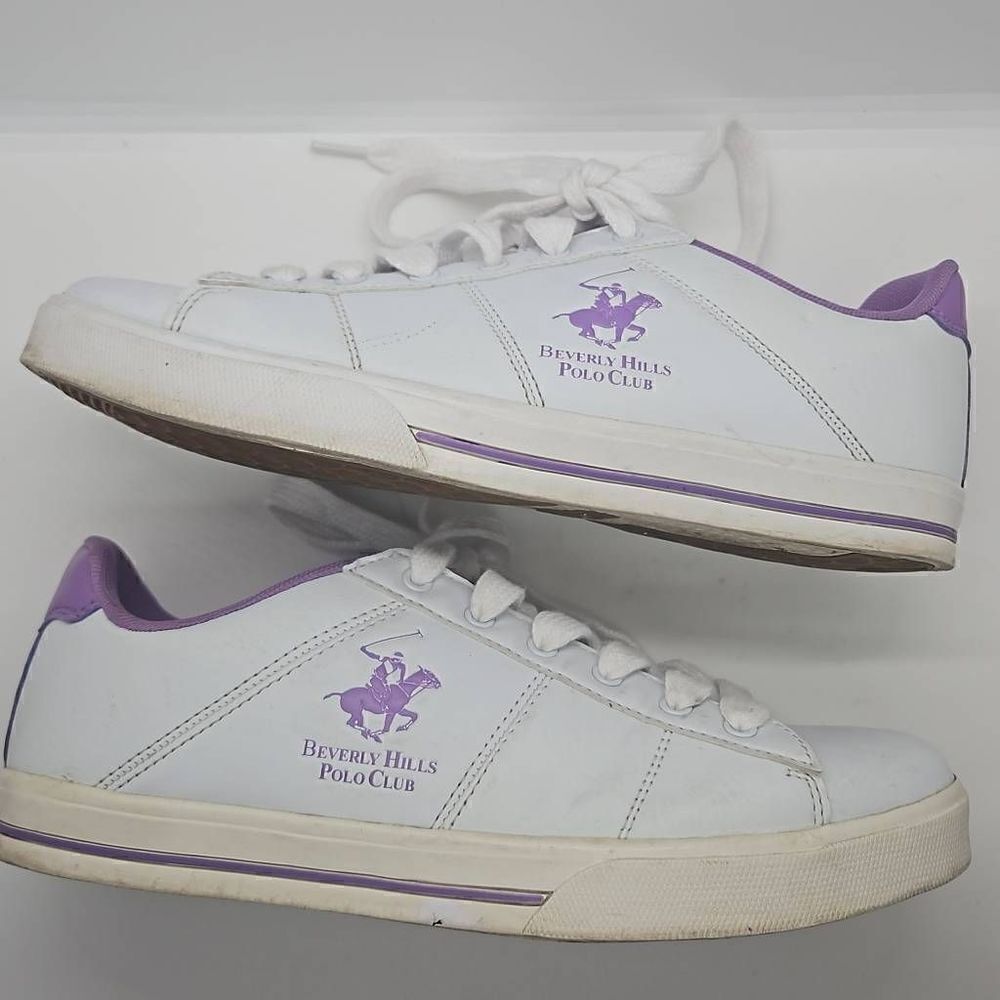 Beverly Hills Polo Club Purple Lace Up Sneaker Size 10